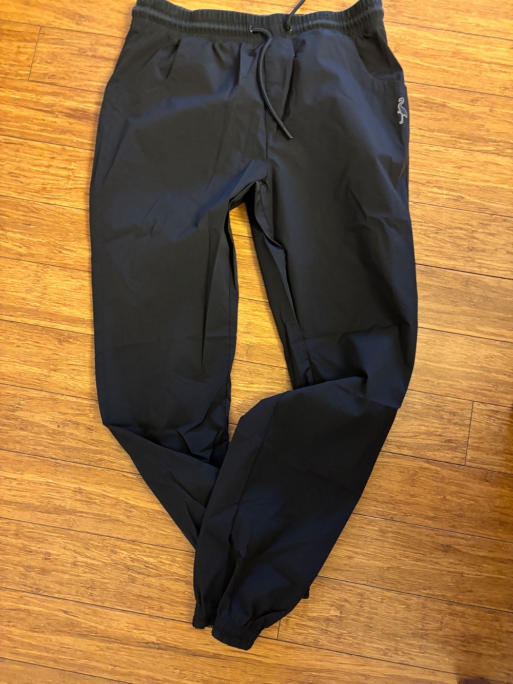 Tailorbyrd Men's Black golf Jogger rain Pants - Lightweight size large